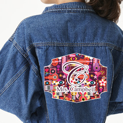 Abstract Music Twill Iron On Patch - Custom Shape - 3XL (Personalized)