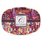 Abstract Music Plastic Platter - Microwave & Oven Safe Composite Polymer (Personalized)