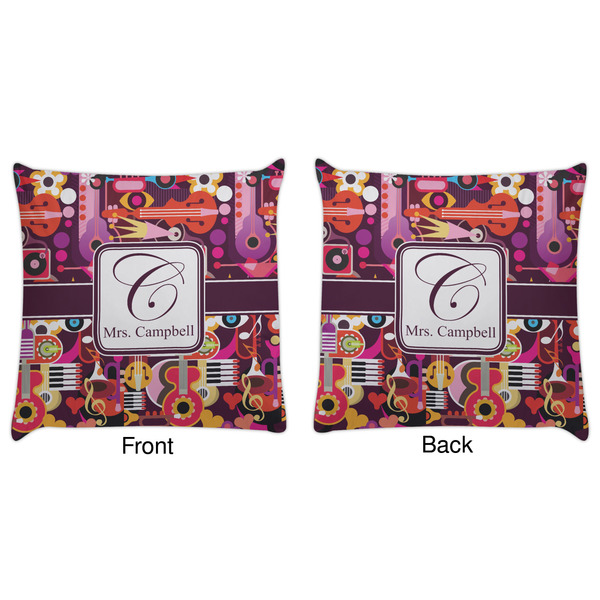 Abstract Music Decorative Pillow Case - Approval
