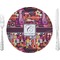Abstract Music Dinner Plate