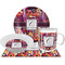 Abstract Music Dinner Set - 4 Pc (Personalized)