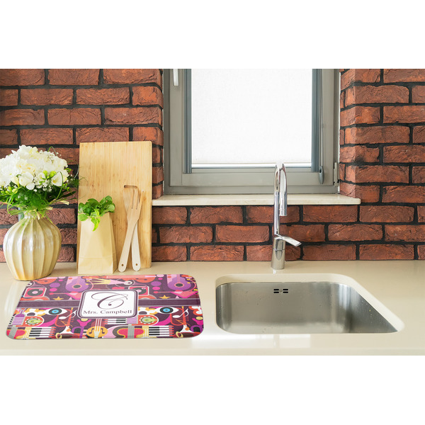 Abstract Music Dish Drying Mat - LIFESTYLE 2