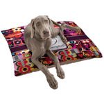 Abstract Music Dog Bed - Large w/ Name and Initial