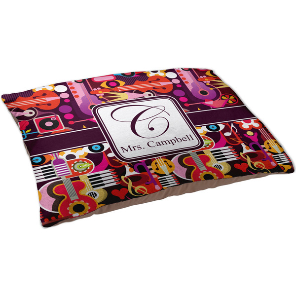 Abstract Music Dog Bed - Large