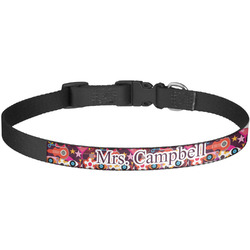 Abstract Music Dog Collar - Large (Personalized)