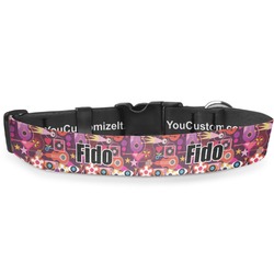 Abstract Music Deluxe Dog Collar (Personalized)