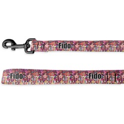 Abstract Music Dog Leash - 6 ft (Personalized)
