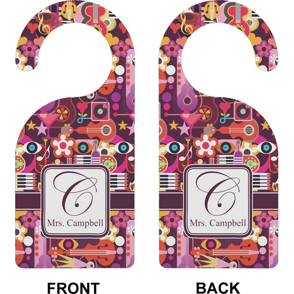 Abstract Music Door Hanger (Approval)