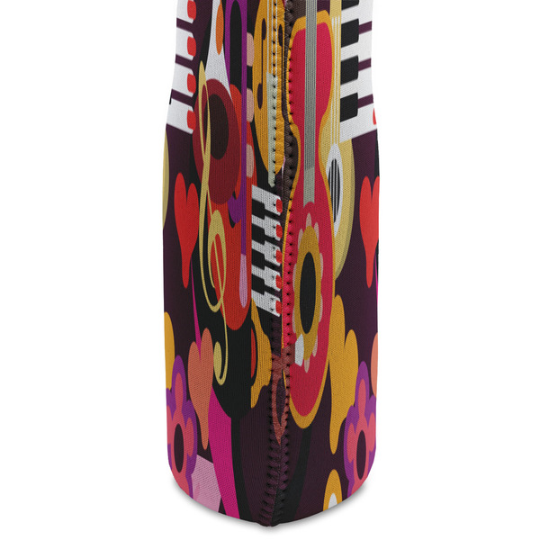 Abstract Music Double Wine Tote - DETAIL 2 (new)