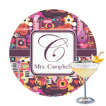 Abstract Music Printed Drink Topper (Personalized)