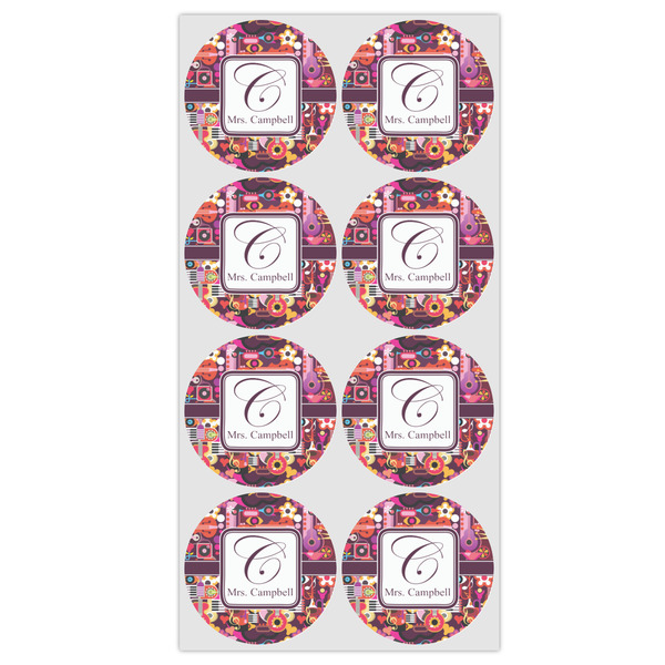 Abstract Music Drink Topper - Medium - Set of 12