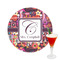Abstract Music Drink Topper - Medium - Single with Drink