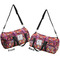 Abstract Music Duffle bag large front and back sides