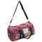 Abstract Music Duffle bag with side mesh pocket
