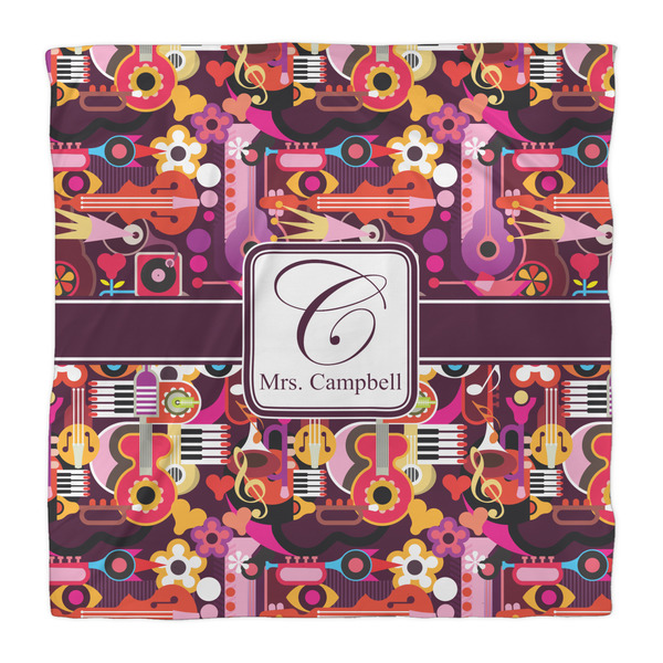 Abstract Music Duvet Cover - Queen - Front