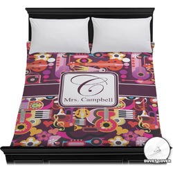 Abstract Music Duvet Cover - Full / Queen (Personalized)