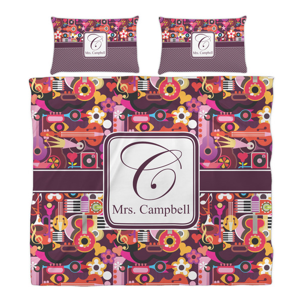 Abstract Music Duvet Cover Set - King - Alt Approval