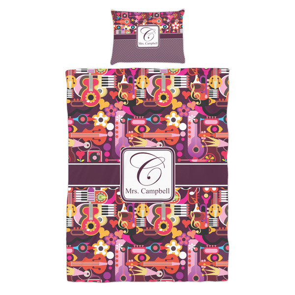 Abstract Music Duvet Cover Set - Twin - Alt Approval