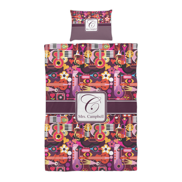 Abstract Music Duvet Cover Set - Twin XL - Alt Approval