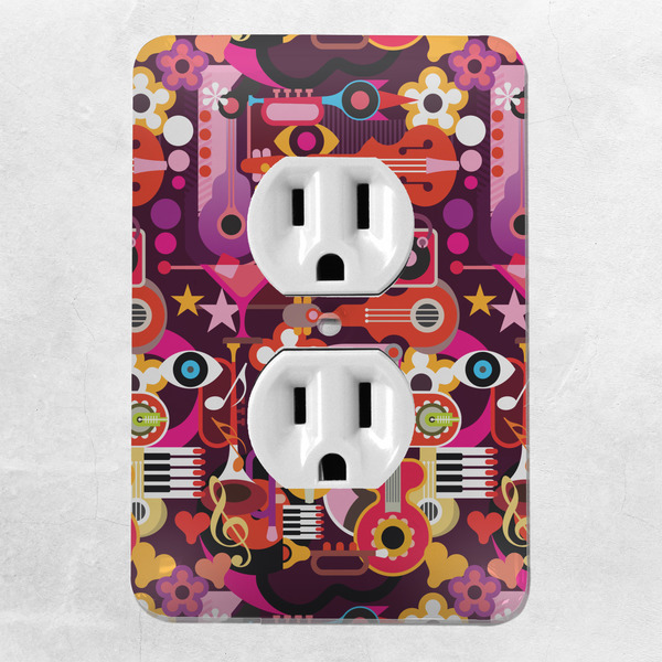 Abstract Music Electric Outlet Plate - LIFESTYLE