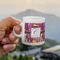 Abstract Music Espresso Cup - 3oz LIFESTYLE (new hand)