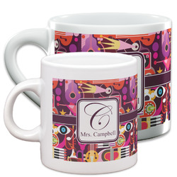 Abstract Music Espresso Cup (Personalized)