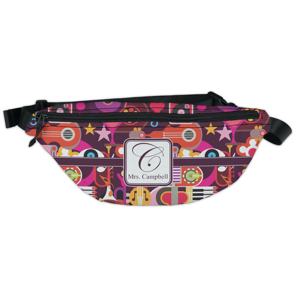 Custom Abstract Music Fanny Pack - Classic Style (Personalized)