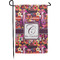 Abstract Music Small Garden Flag - Single Sided w/ Name and Initial