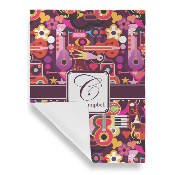 Abstract Music Garden Flags - Large - Single Sided - FRONT FOLDED