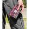 Abstract Music Genuine Leather Womens Wallet - In Context