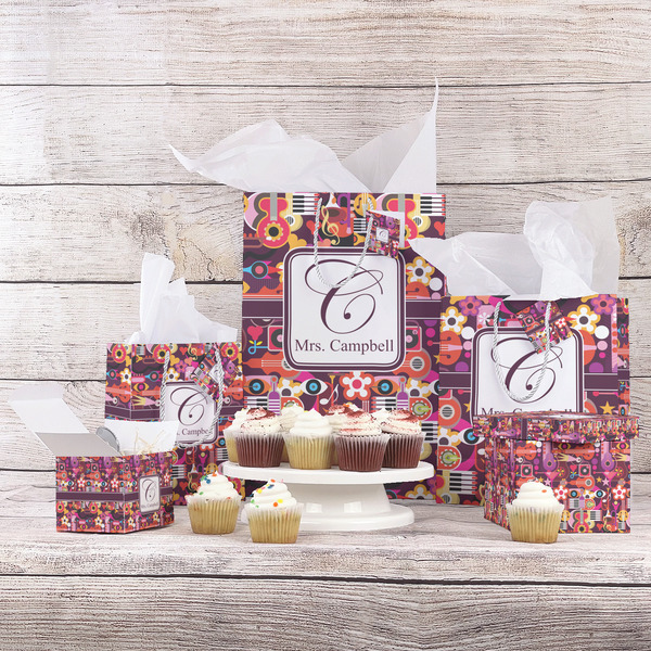 Abstract Music Gift Bags - In Context
