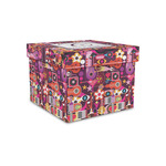 Abstract Music Gift Box with Lid - Canvas Wrapped - Small (Personalized)