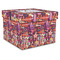 Abstract Music Gift Boxes with Lid - Canvas Wrapped - X-Large - Front/Main