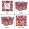 Abstract Music Gift Boxes with Lid - Canvas Wrapped - XX-Large - Approval
