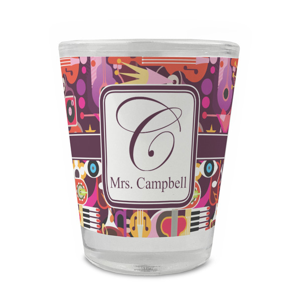 Abstract Music Glass Shot Glass - Standard - FRONT