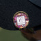 Abstract Music Golf Ball Marker Hat Clip - Gold - On Hat