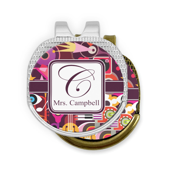 Abstract Music Golf Ball Marker Hat Clip - PARENT/MAIN