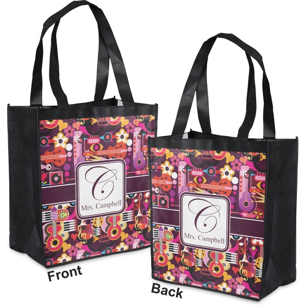 Abstract Music Grocery Bag - Apvl