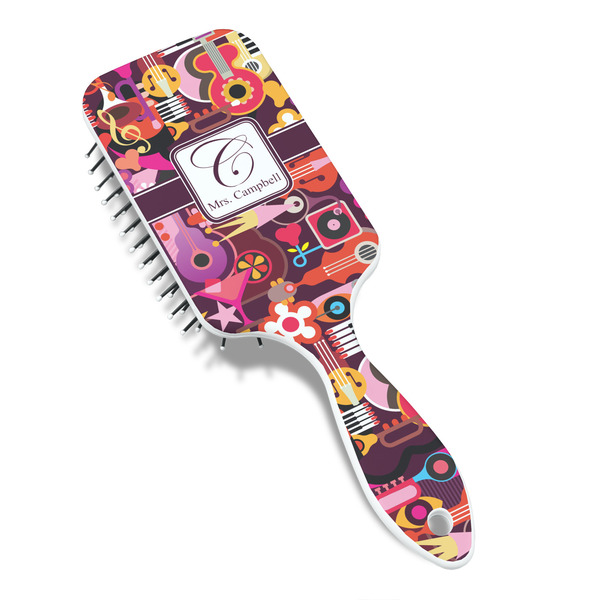 Abstract Music Hair Brush - Angle View