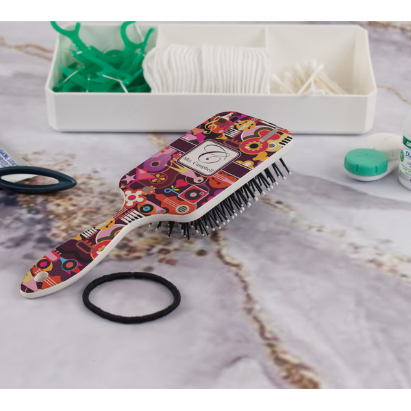 Abstract Music Hair Brush - In Bathroom