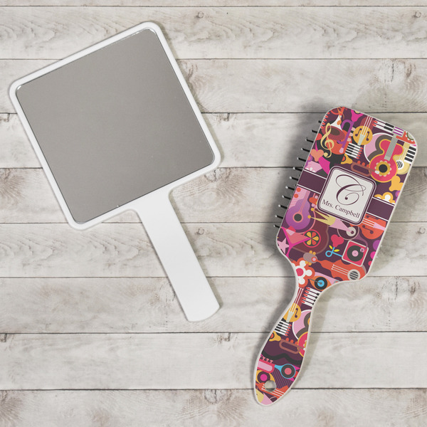 Abstract Music Hair Brush - In Context