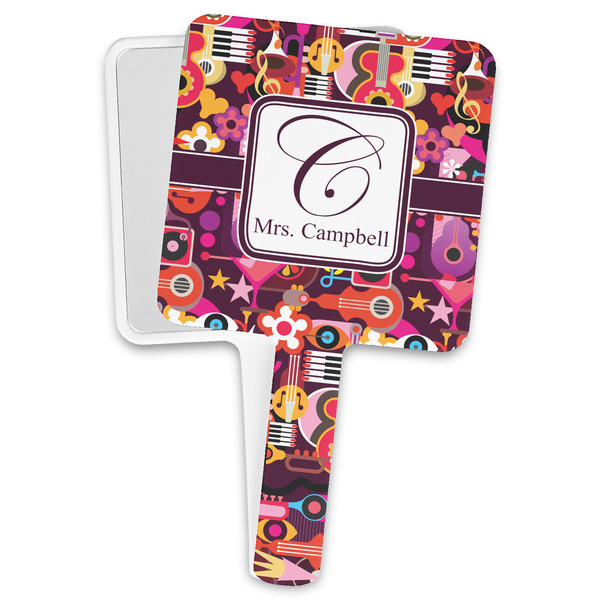 Custom Abstract Music Hand Mirror (Personalized)