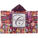 Abstract Music Kids Hooded Towel (Personalized)