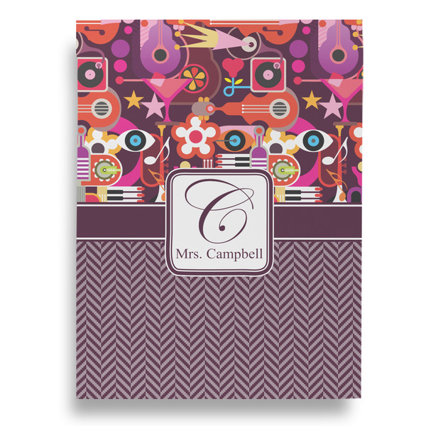 Abstract Music House Flags - Double Sided - BACK