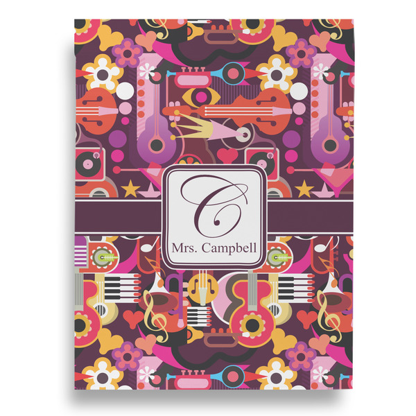 Abstract Music House Flags - Single Sided - FRONT