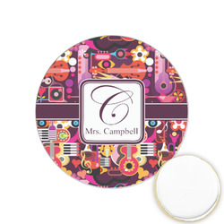 Abstract Music Printed Cookie Topper - 1.25" (Personalized)