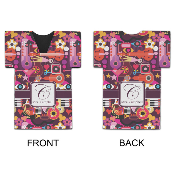 Abstract Music Jersey Bottle Cooler - APPROVAL