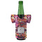 Abstract Music Jersey Bottle Cooler - FRONT (on bottle)
