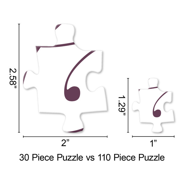 Abstract Music Jigsaw Puzzle - Piece Comparison