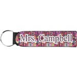 Abstract Music Neoprene Keychain Fob (Personalized)